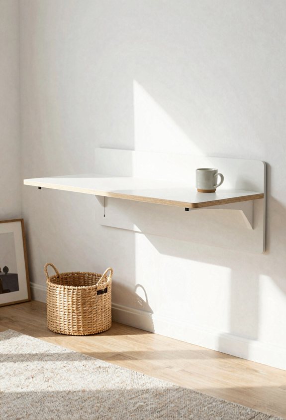 fold down wall desk