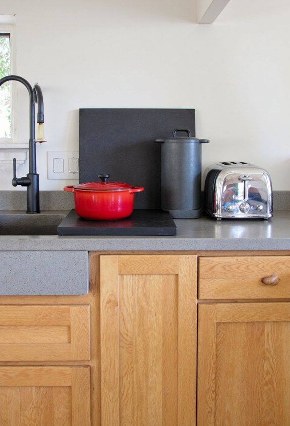 high contrast countertop accessories