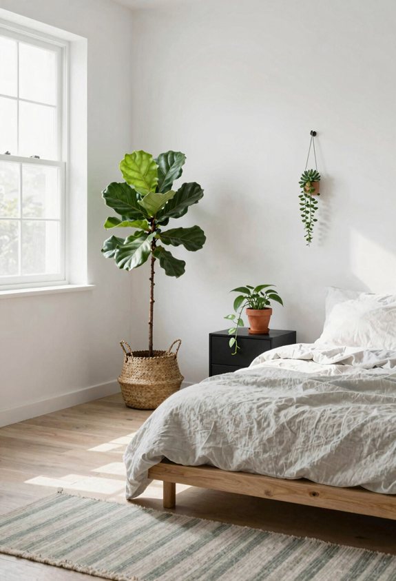 indoor plants create calm
