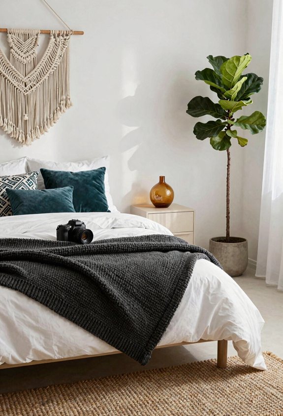 layered textiles create coziness