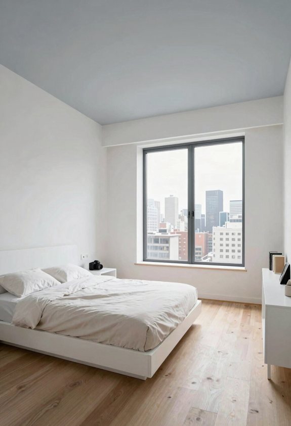 lighter ceiling height illusion