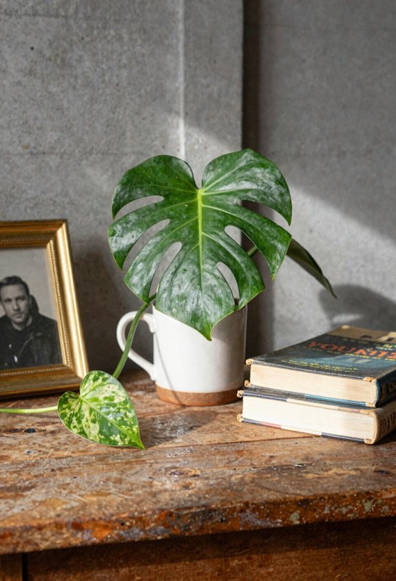 low maintenance houseplant decor