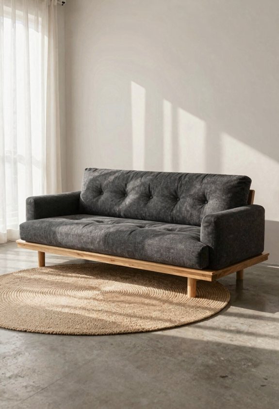 low profile sofas maximize openness