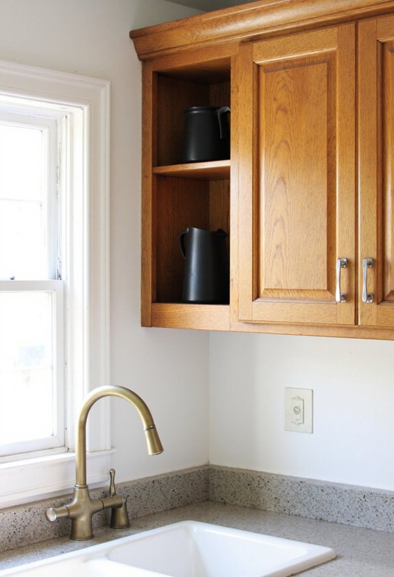 metal accents for contrast