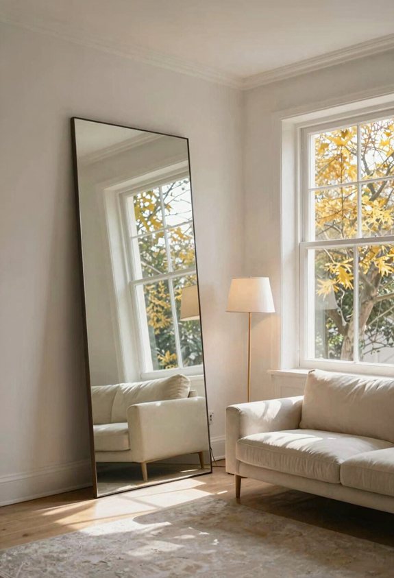 mirror doubles window light