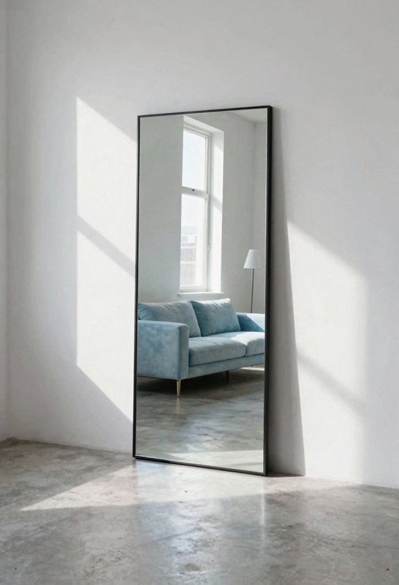 mirror expands perceived space