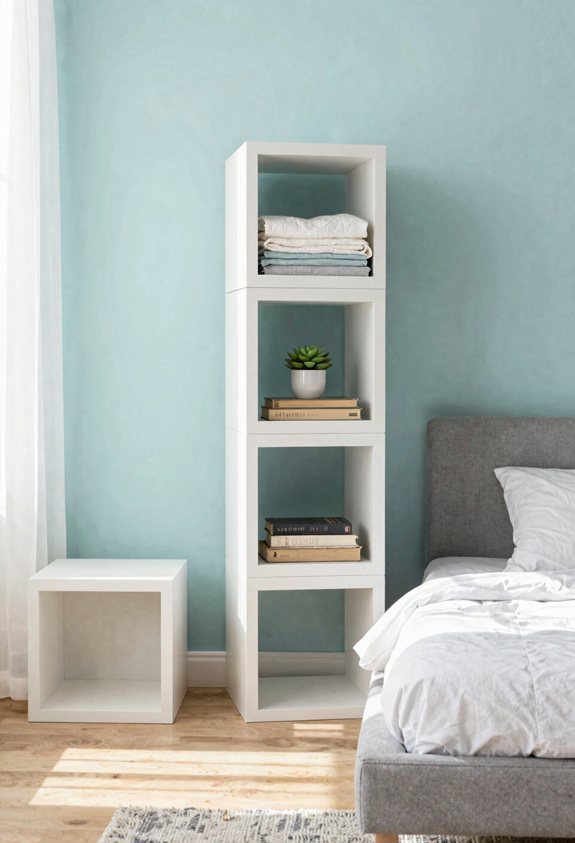 modular stackable storage cubes