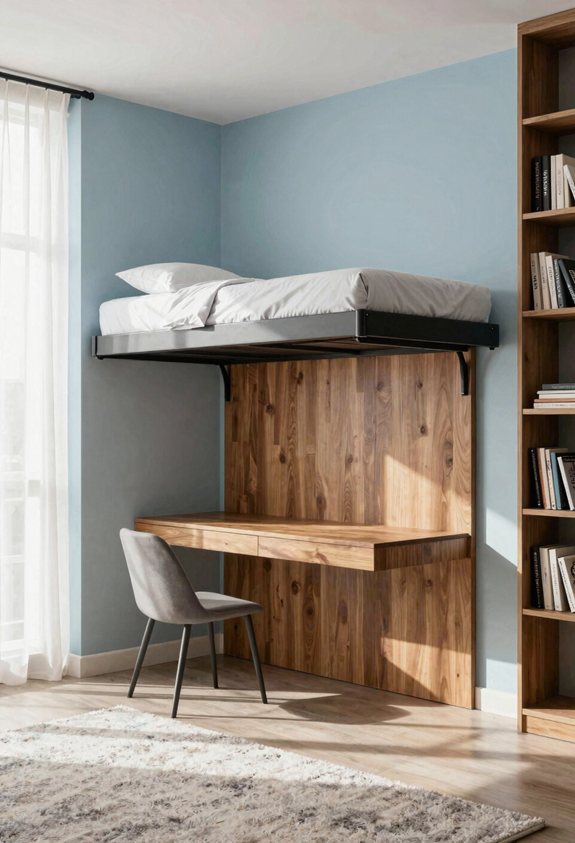 murphy bed saves space