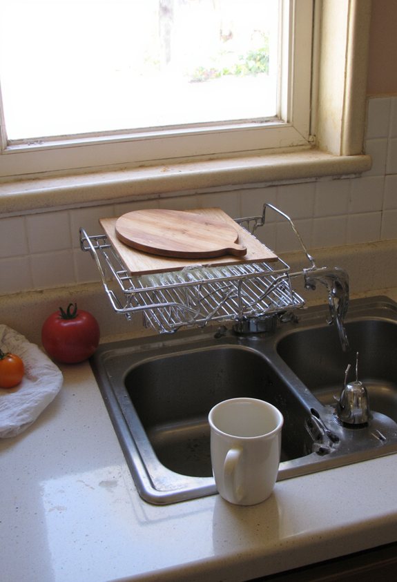 over the sink prep rack