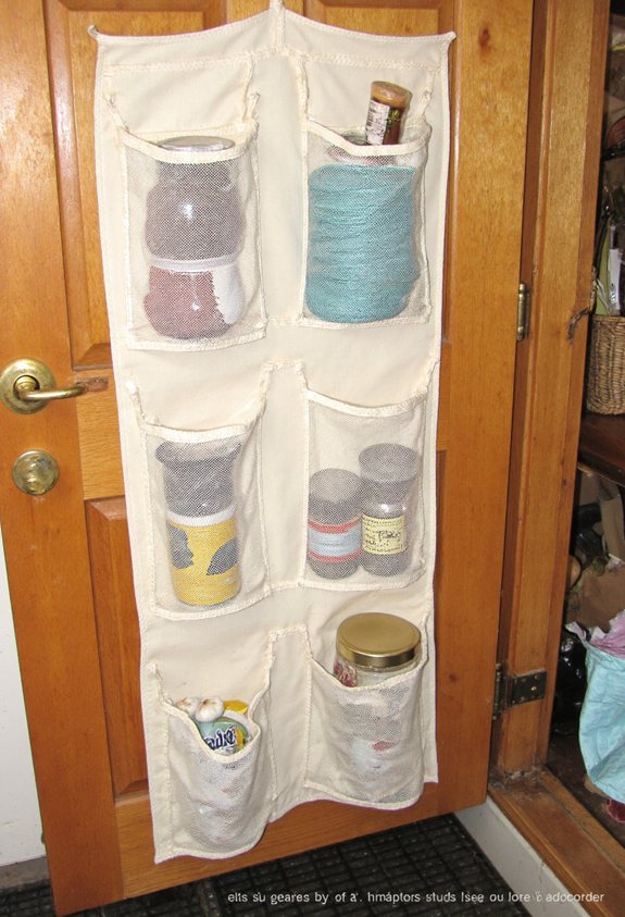 pantry door vertical storage