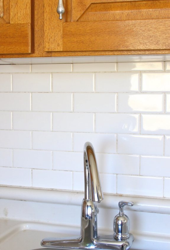 peel and stick backsplash solution