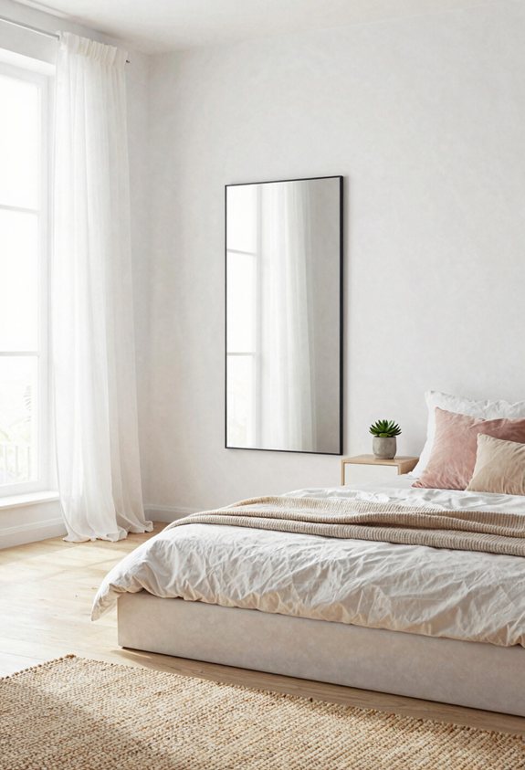 peel and stick space expander mirror