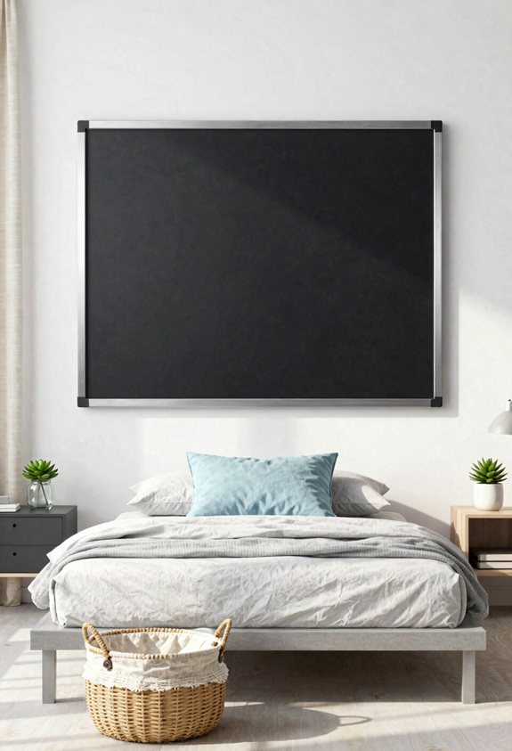 removable adhesive chalkboard panel