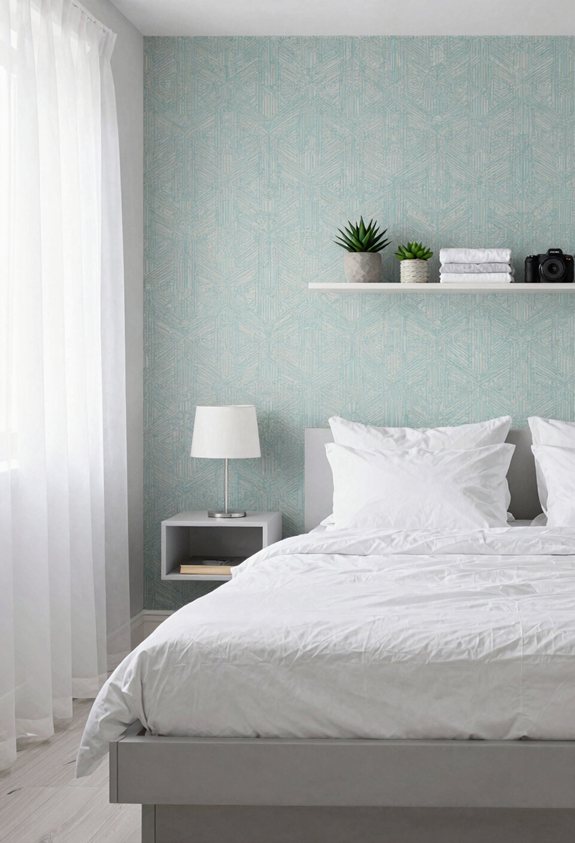 removable wallpaper accent wall