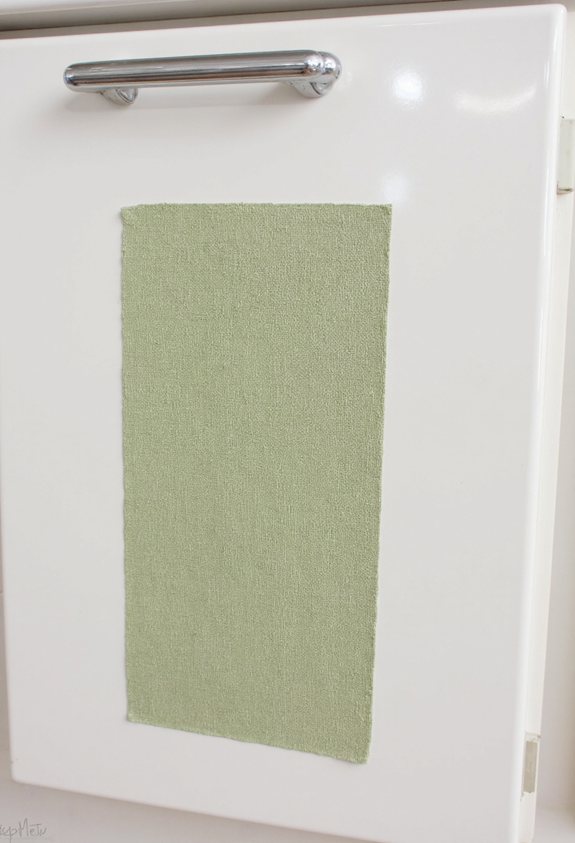 removable wallpaper cabinet upgrade
