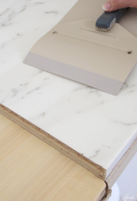 renter approved countertop film technique
