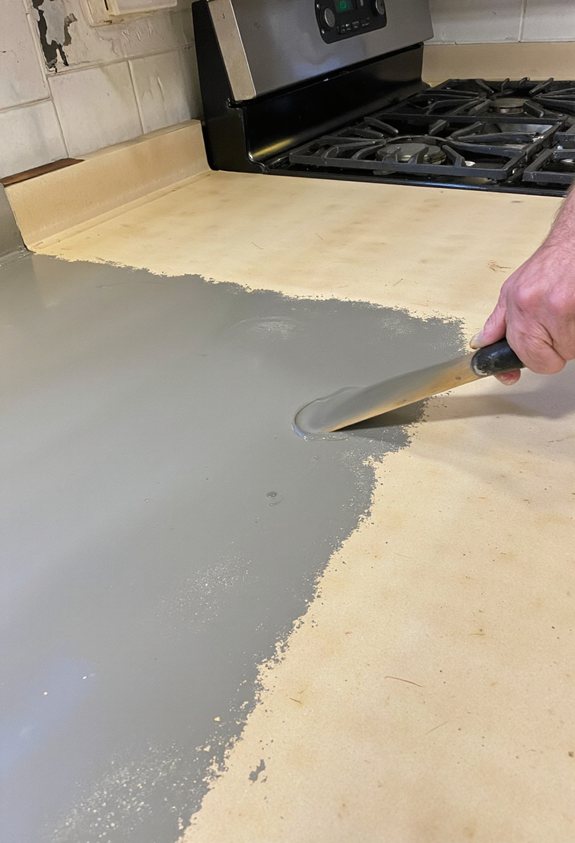 self leveling concrete overlay