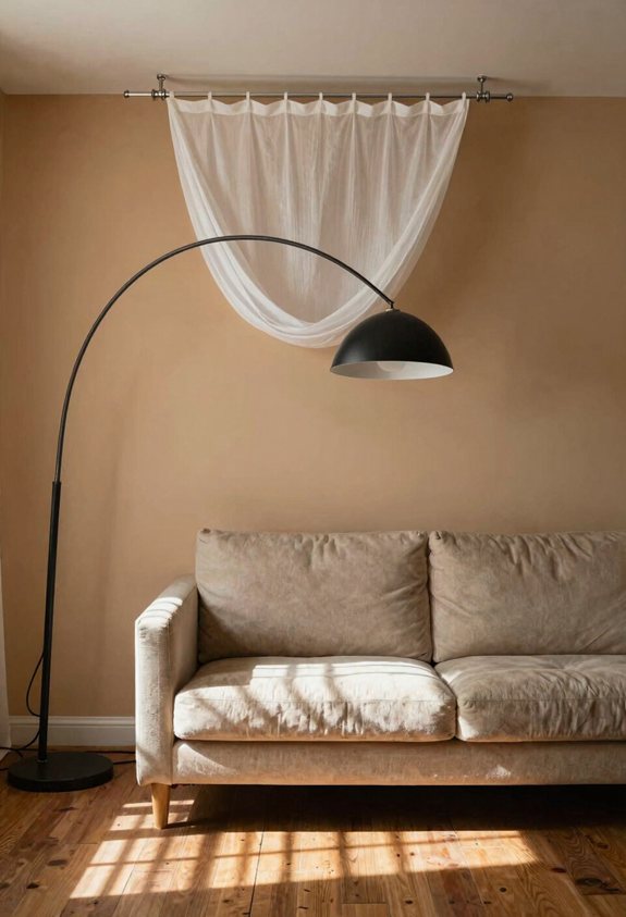 sheer panels replace curtains