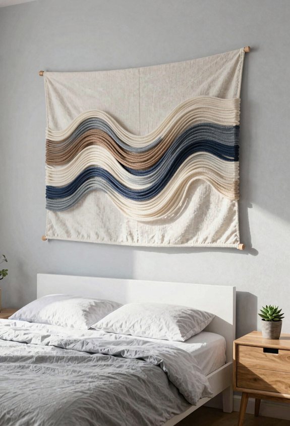 steamed yarn wall art