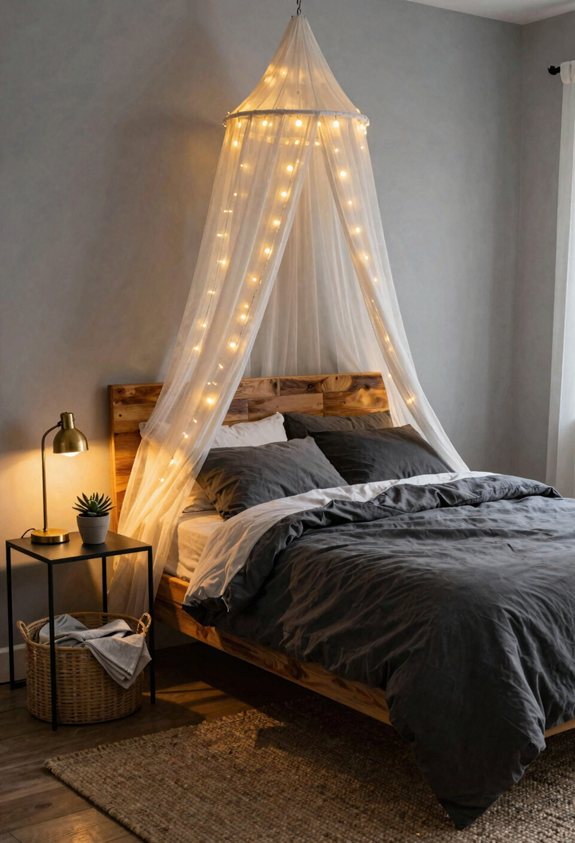 string lights create cozy ambiance