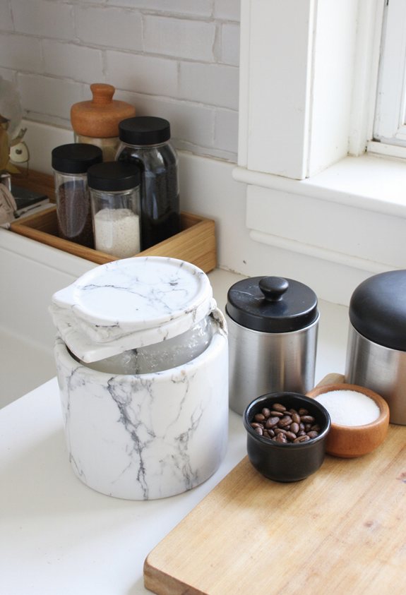 stylish containers curb clutter