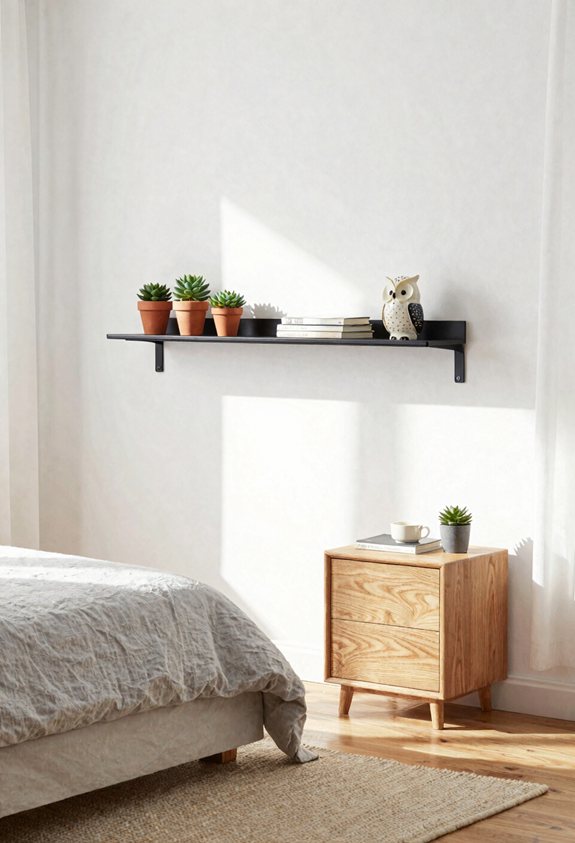 tension mounted shelf solution