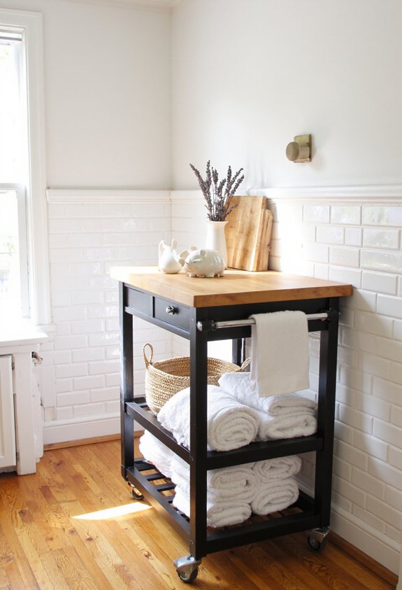 transforming space with mobile cart