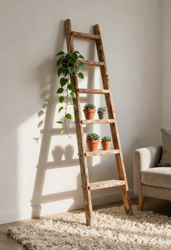 vertical decor maximizes space