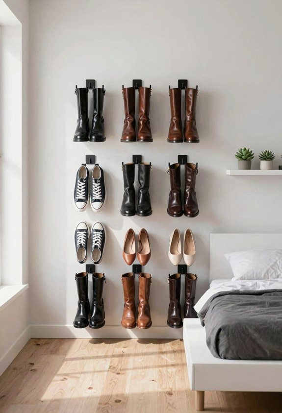 vertical shoe wall installation