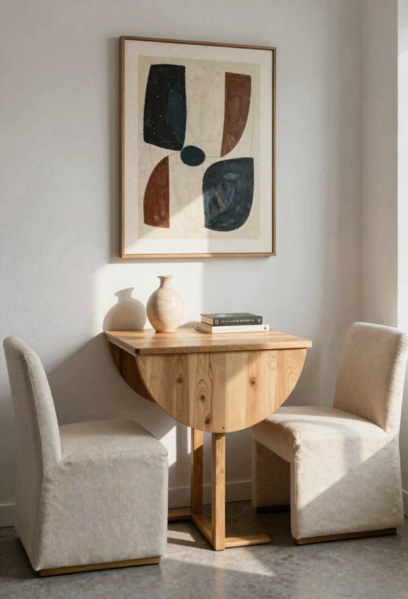 wall mounted drop leaf combo
