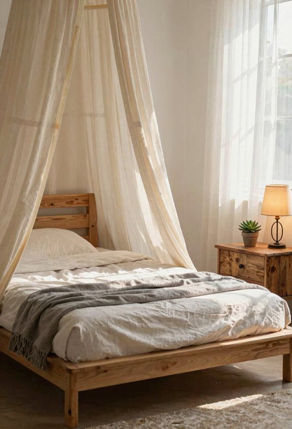 washi tape headboard frame
