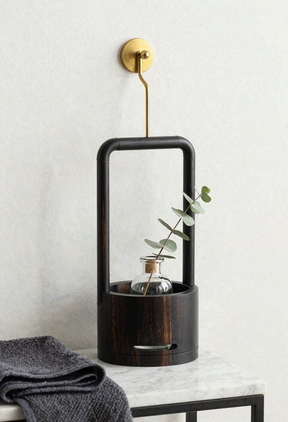 bamboo shower caddy decor