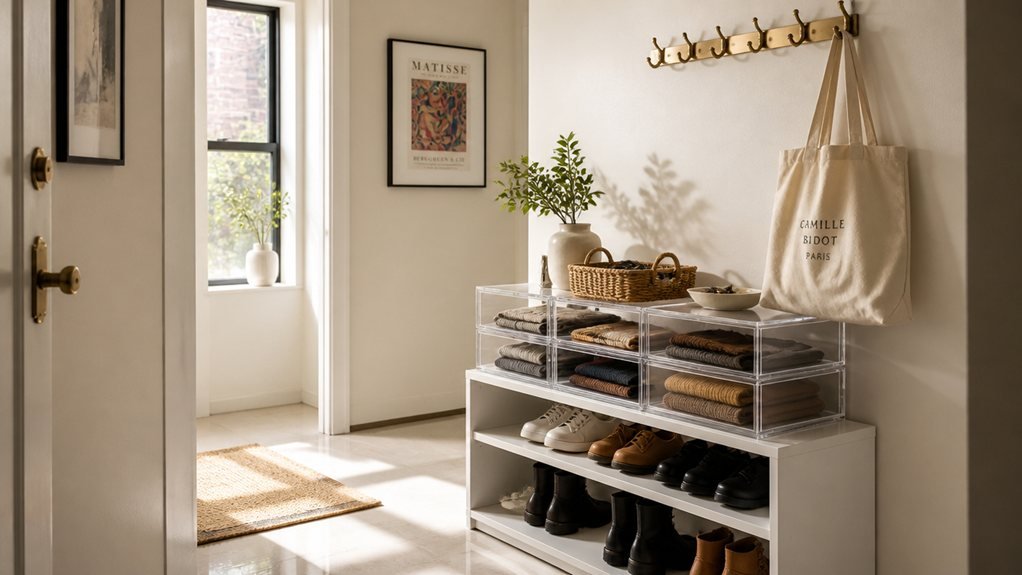 clear bins tame clutter
