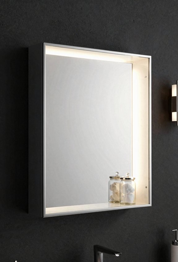 frameless cabinet custom built in feel