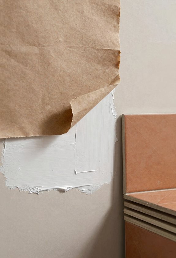 heat tile peel slowly