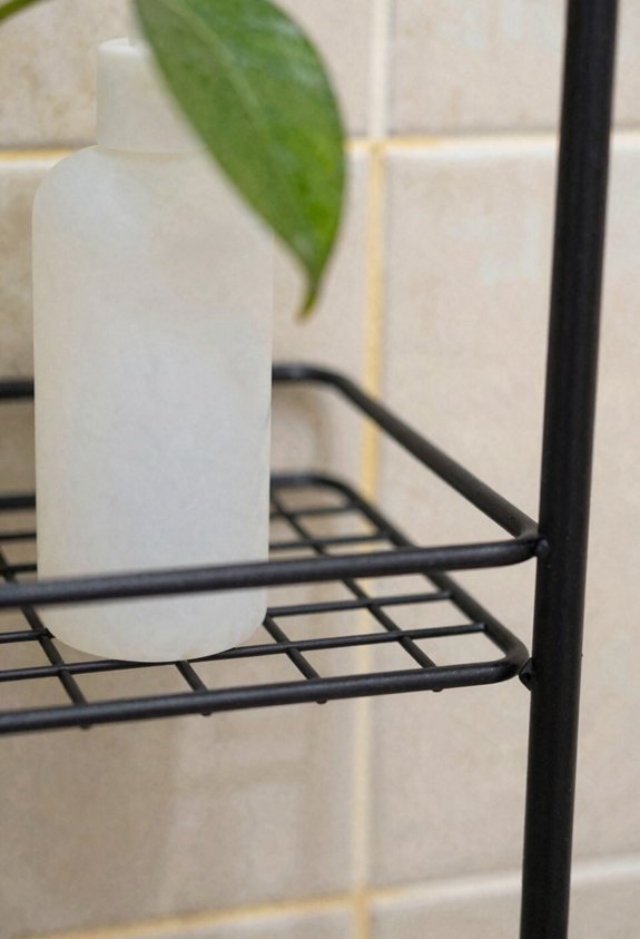 hide ugly tile with storage