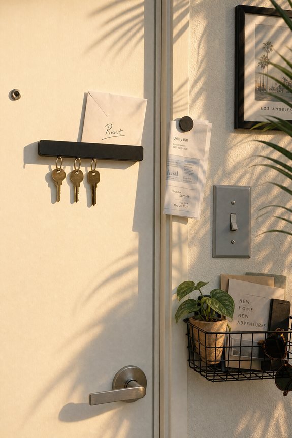 magnetic door command center