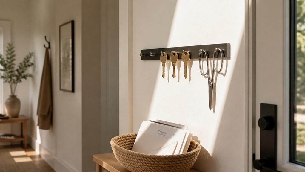 magnetic strip for metal keys