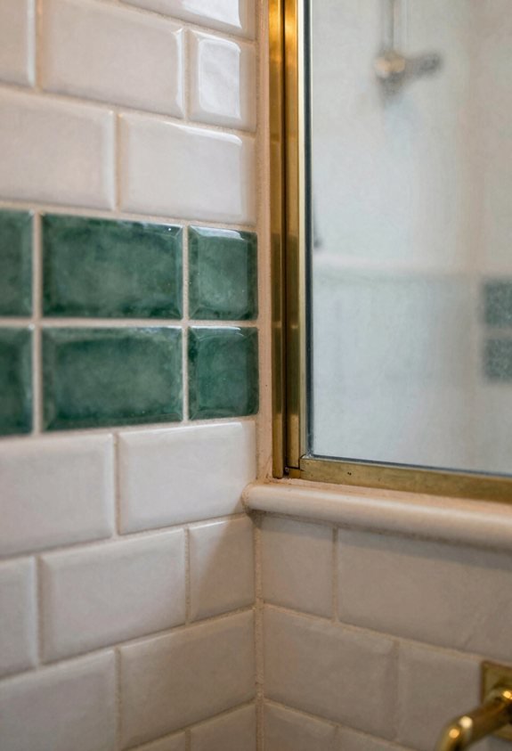 mixing patterned peel and stick tiles