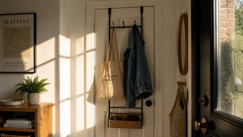over the door hook storage