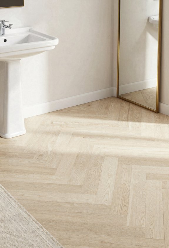 peel and stick herringbone planks