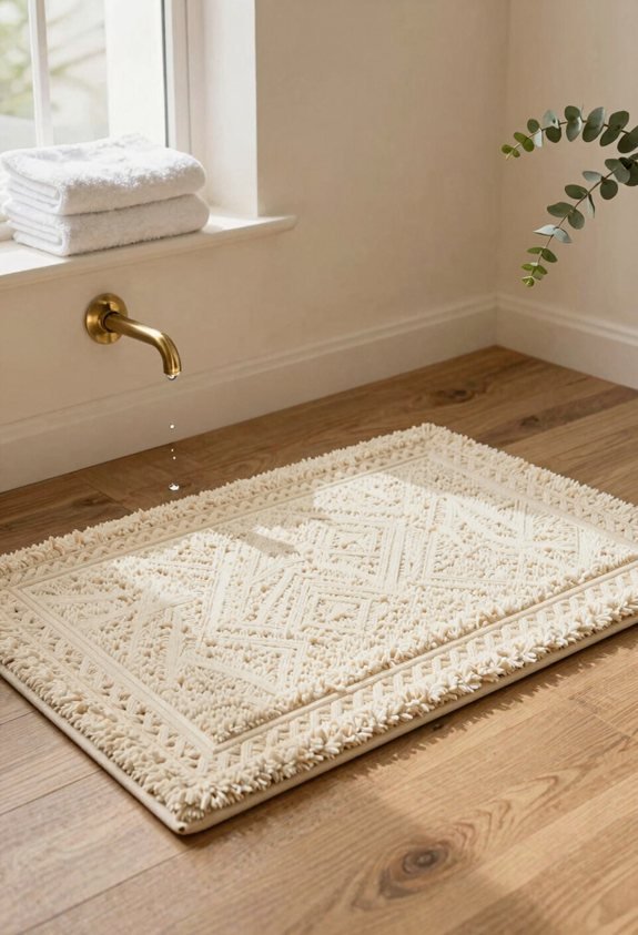 plush rug like bath mat