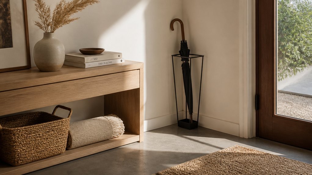 slim corner umbrella stand