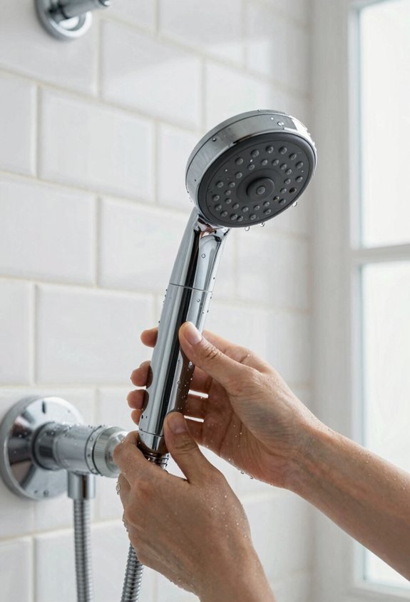 upgrade to removable showerhead